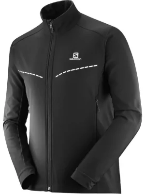 bunda Salomon Agile softshell M black Značkový