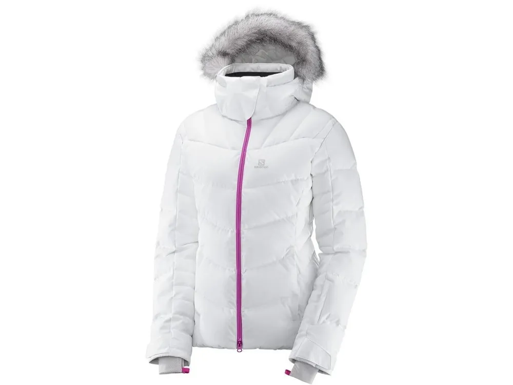 bunda Salomon Icetown W white/heather 17/18 - Nízká Cena