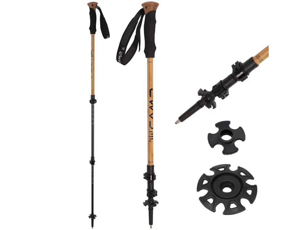 CAMP Backcountry Bamboo - 63 - 135 cm Teleskopické hole Výhodná Nabídka