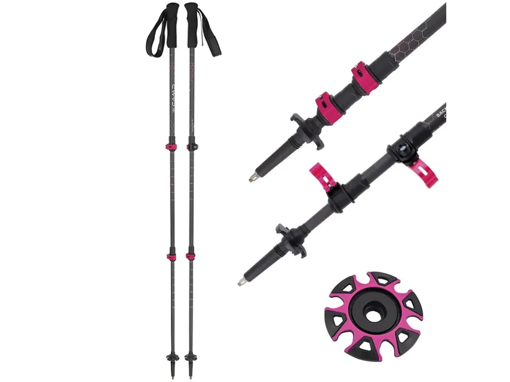 CAMP Backcountry Carbon W - 66 - 125 cm Teleskopické hole Top Prodej