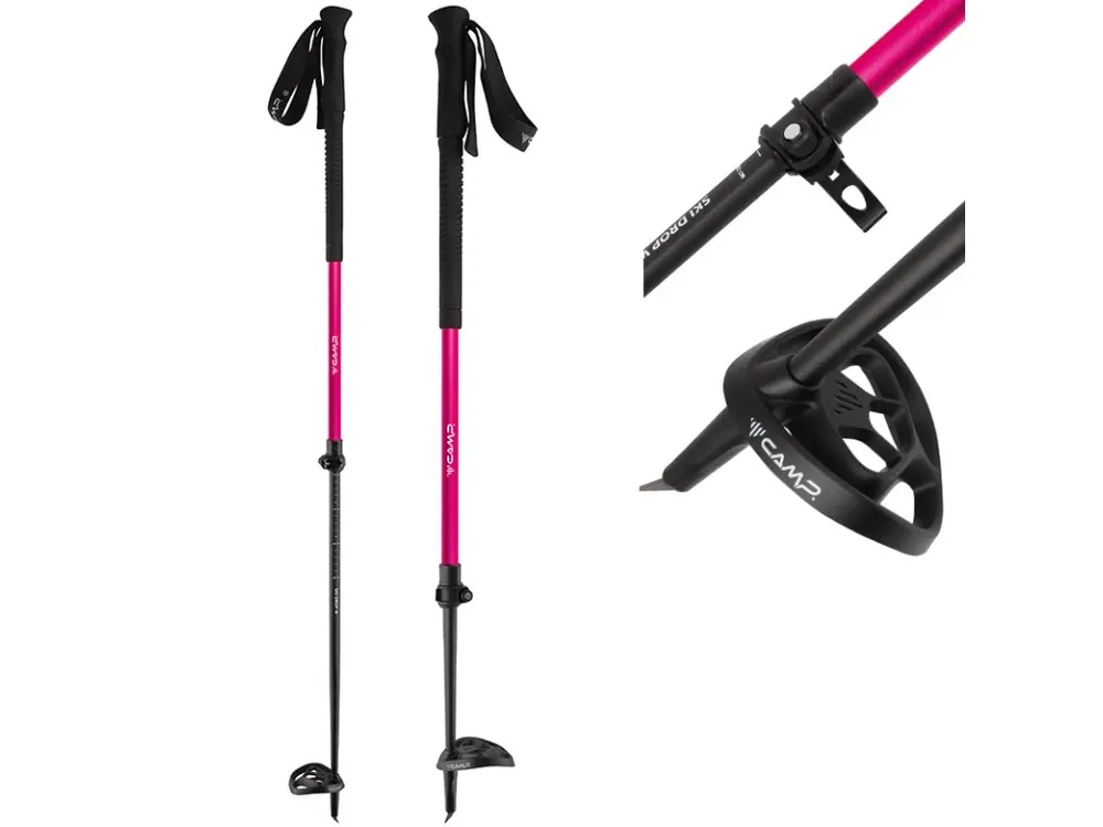 Akce CAMP Ski Drop W - 85 - 125 cm Teleskopické hole