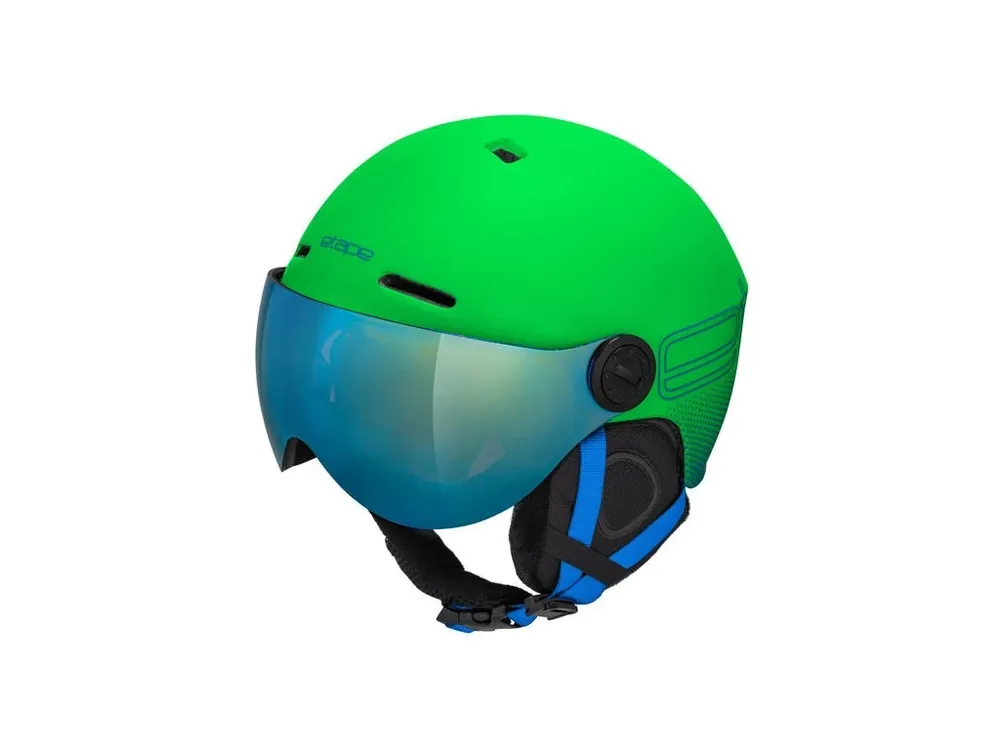 Značkový Etape - dětská lyžařská přilba SPEEDY PRO, zelená mat