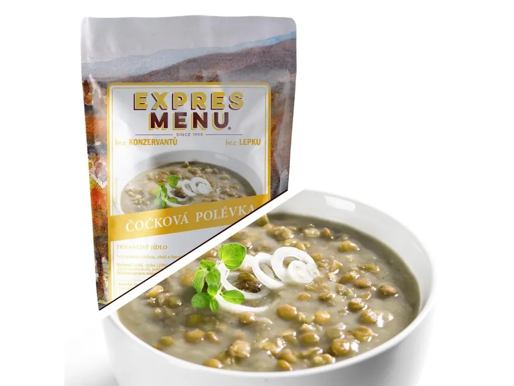 Nejlepší Volba Expres menu Čočková polévka 2 porce
