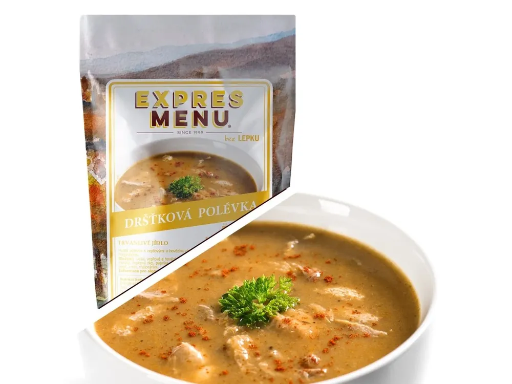 Expres menu Dršťková polévka 2 porce Aktuální