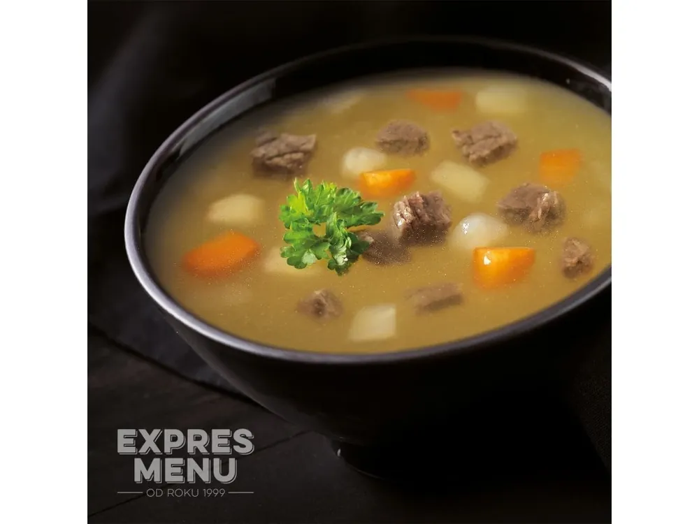 Horká Nabídka Expres menu Hovězí vývar s masem a zeleninou 2 porce