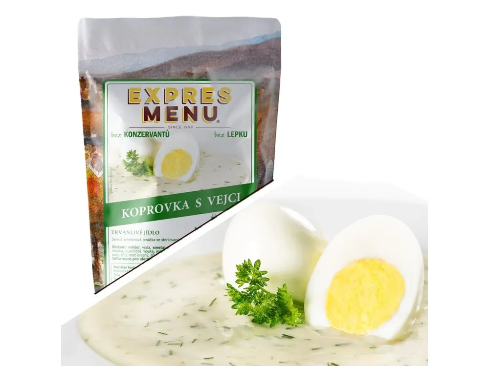 Expres menu Koprovka s vejci 2 porce Cenový Hit
