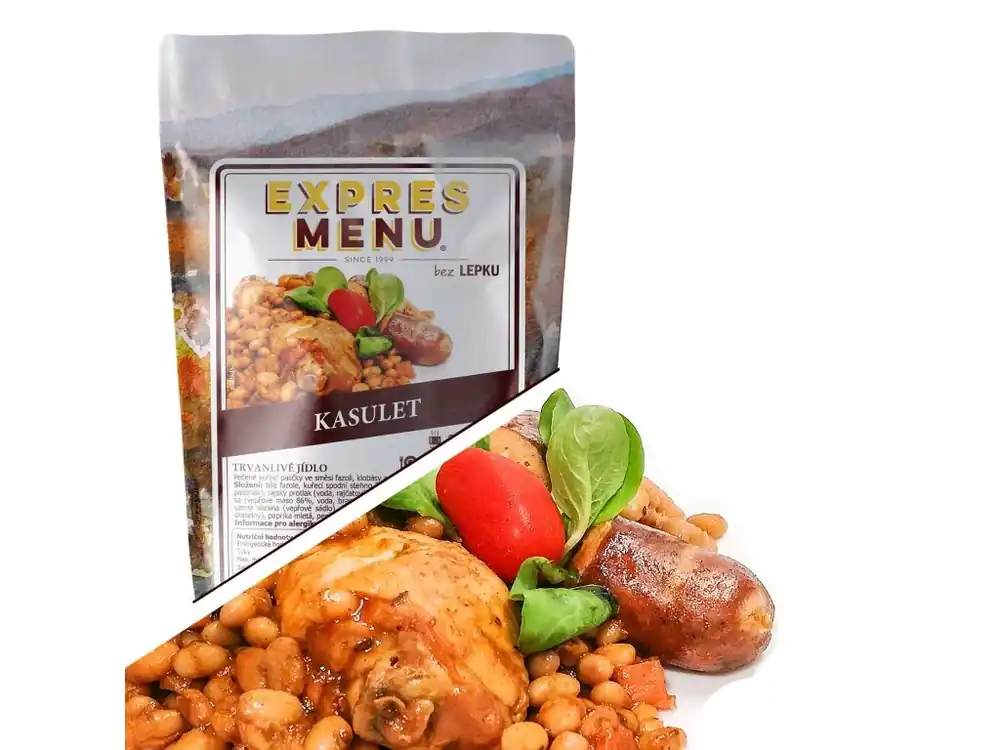 Sleva Expres menu Krůtí ragú s fazolemi (Kasulet) 2 porce
