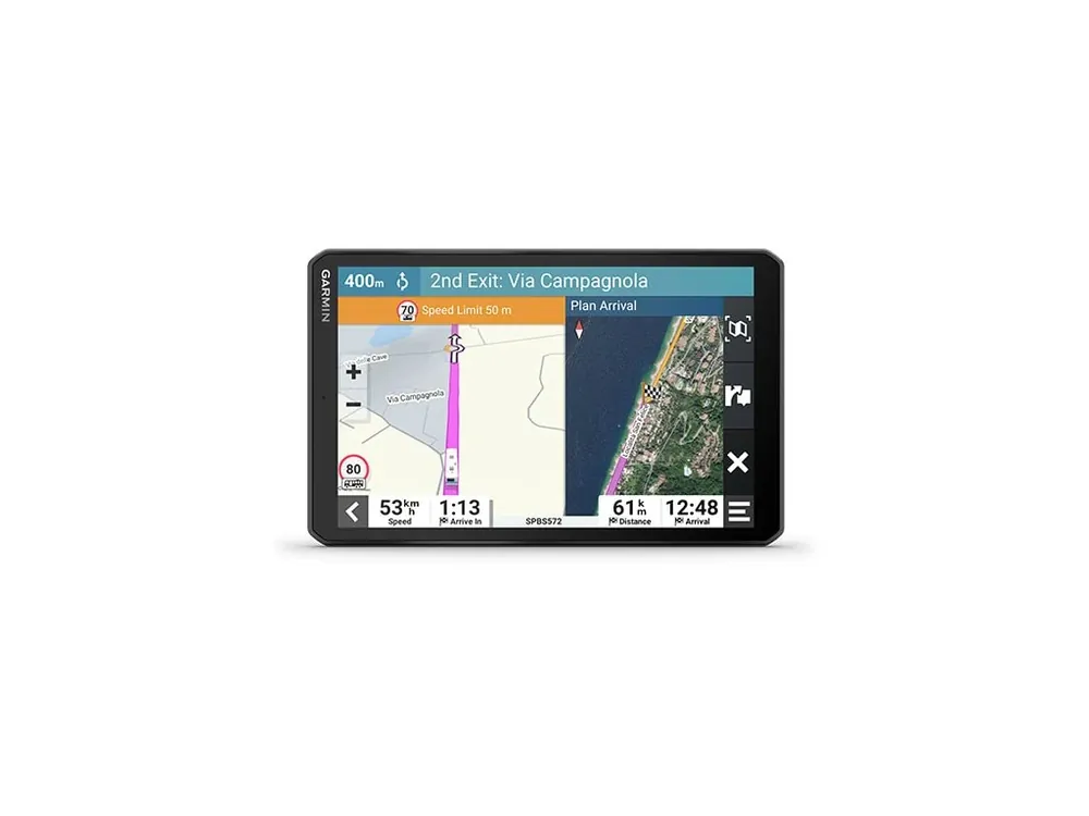 Garmin Camper 895, 8" navigace pro karavany s funkcí Live Traffic Zlevněný