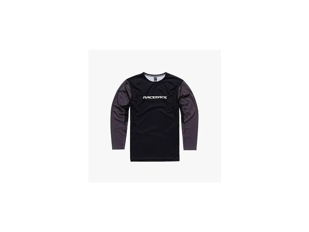 Cenová Bomba RACE FACE dres dl.rukáv INDY charcoal