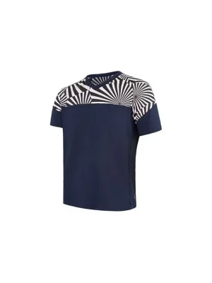 Bezpečná Platba SENSOR HELIUM pánský dres volný kr.rukáv deep blue/geometry