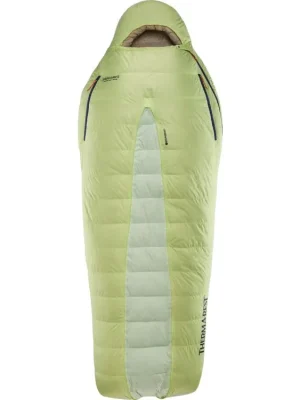 Thermarest BOOST 650 32F/0C Meadow Green péřový spacák žlutozelený Hit Sezóny