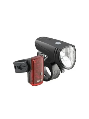 AXA světlo Greenline 25 USB set přední + zadní Cenový Hit
