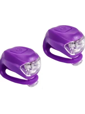 Akční Nabídka sada blikaček PROFIL př.+zad.2 LED/2fce fialové+ba