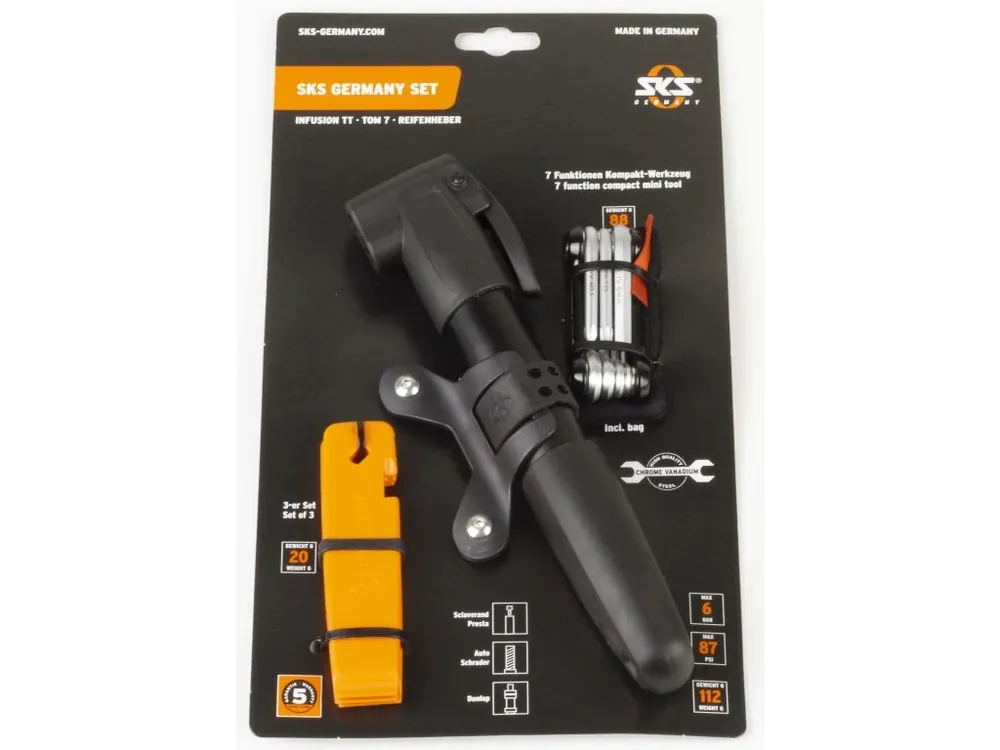 Originální Set Pumpička, nářadí SKS TOM 7 a montpák