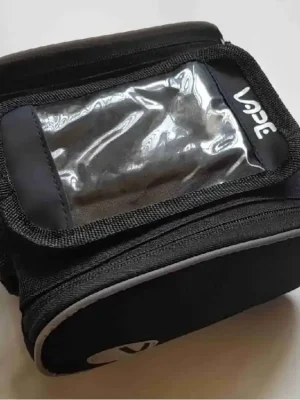 Sleva taška VAPE trojúhelník přední 2x s mobilem černá