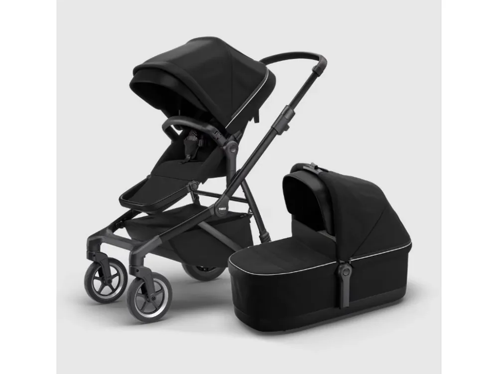 Vysoce Kvalitní THULE SLEEK BLACK ON BLACK S KORBIČKOU
