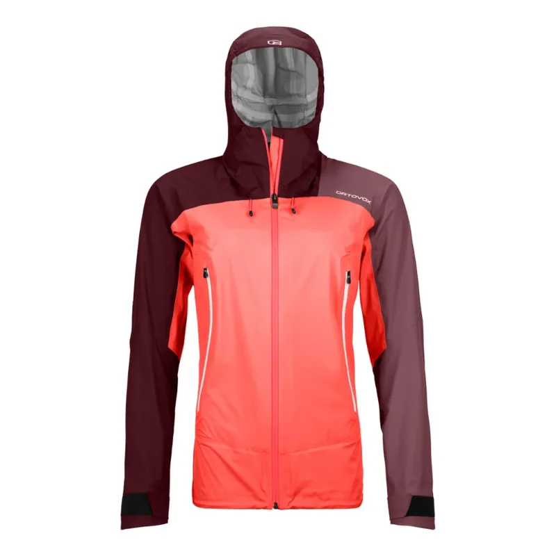 Ortovox bunda Westalpen 3L Light Jacket Women‘s, coral Horká Nabídka