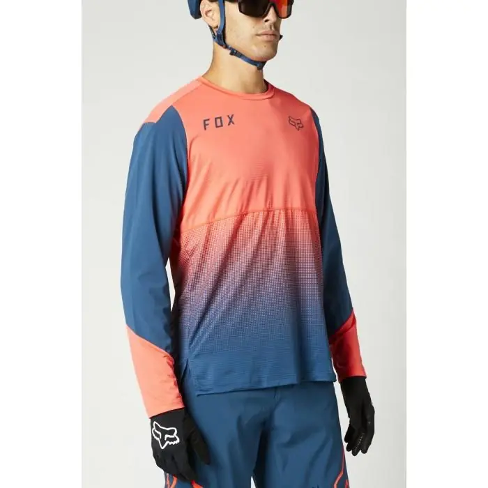 Fox cyklo dres Flexair Ls Jersey, Atomic Punch Nejlepší Cena