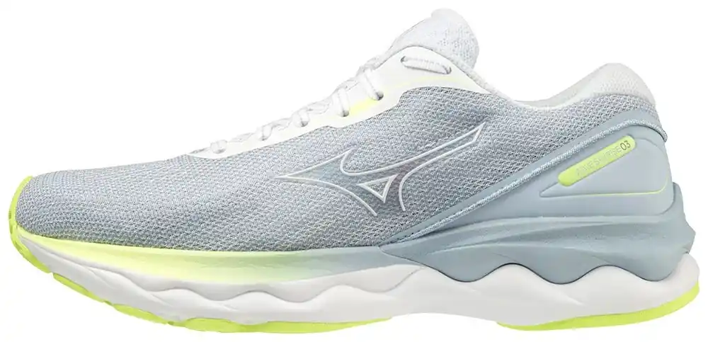 Must-Have Mizuno boty Wave Skyrise 3, white/white/neo lime