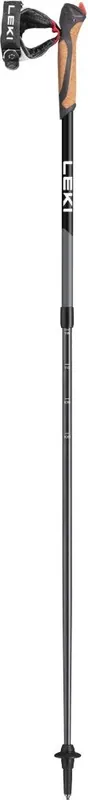 Novinka Leki nordic walking hole Spin, black-silvergray-white, 100-130cm