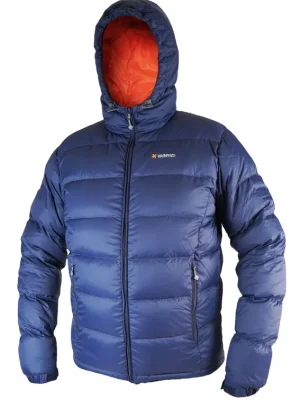 Warmpeace bunda Crux, navy/mandarine Omezená Nabídka