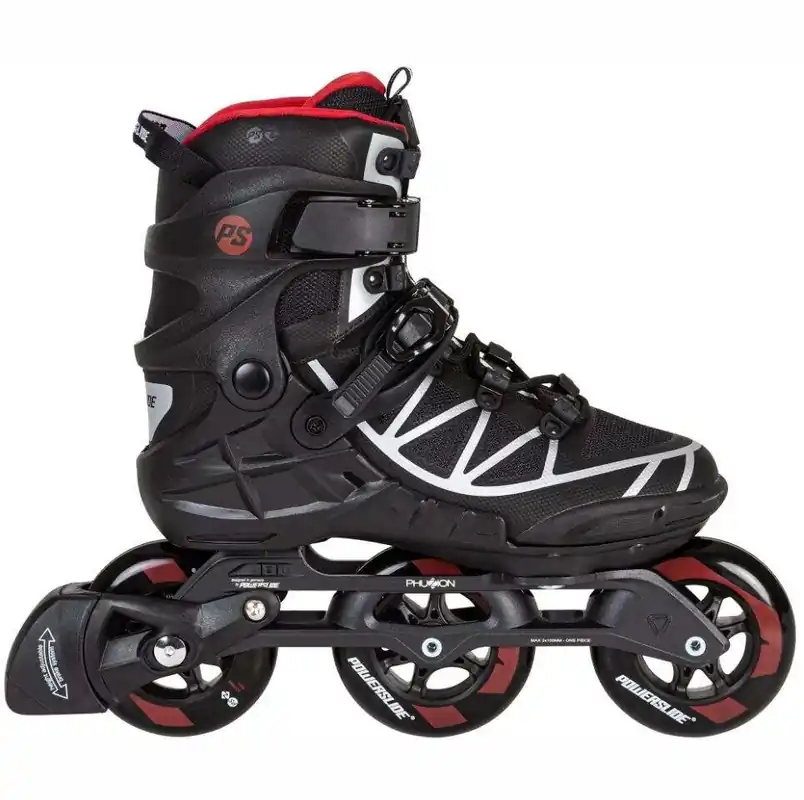 Sleva Powerslide Kolečkové brusle Phuzion Argon Scarlet Trinity, 3 x 100