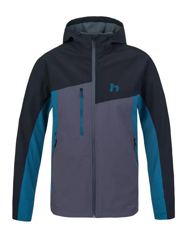Značkový Hannah bunda Carsten II, anthracite/sailor