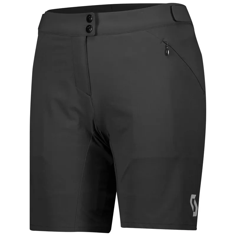 Scott šortky Shorts W‘s Endurance ls/fit w/pad, Black 2025 Omezená Nabídka