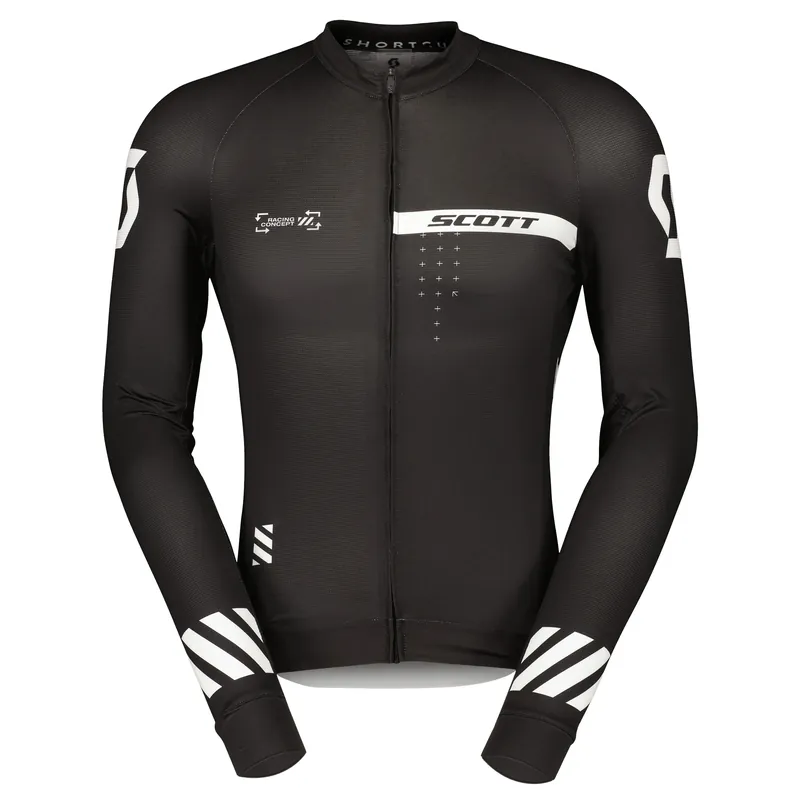 Scott cyklistický dres Jersey M‘s RC Pro LS, Black/White Tovární Cena