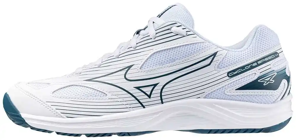 Mizuno boty Cyclone Speed 4, white/sailor blue/silver Tovární Cena