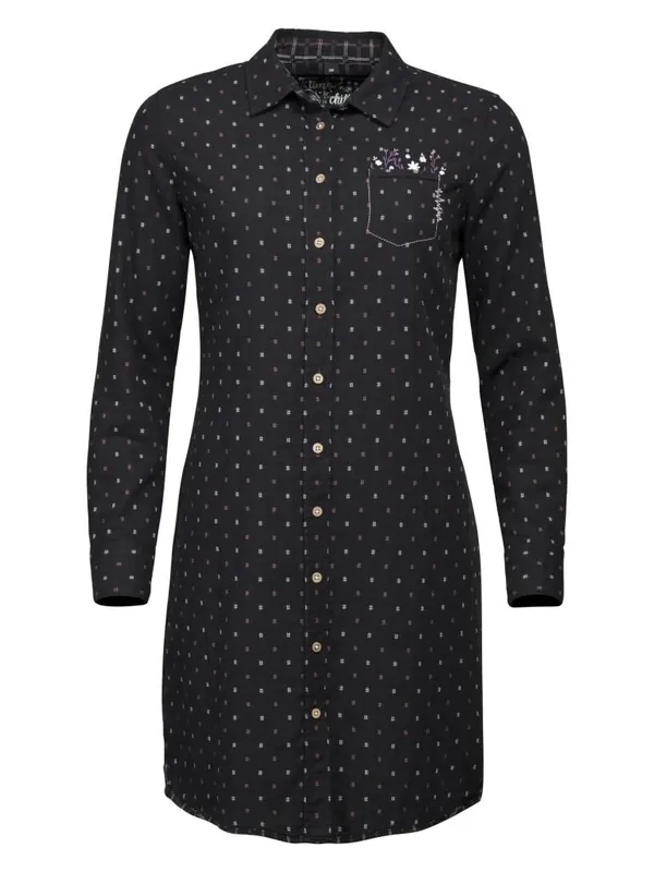Pouze Dnes Chillaz šaty Santorin, black denim