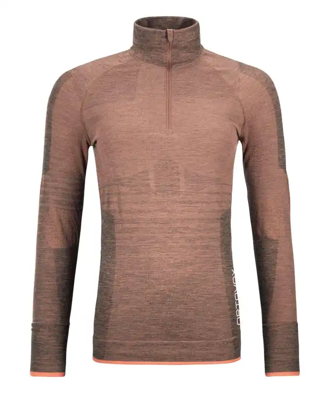 Ortovox triko 230 Competition Zip Neck Women‘s, bloom Zlevněný