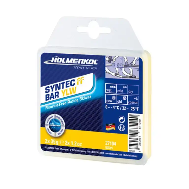 Holmenkol vosk Syntec FF Bar YLW (2x35g) Nízká Cena