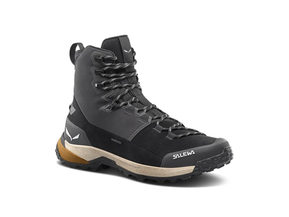 Salewa boty PUEZ WINTER MID PTX M, Black/Black Horká Nabídka