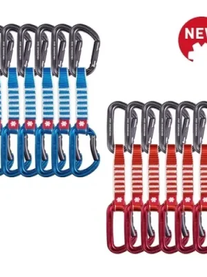 Časově Omezené Ocún expresky HAWK QD ZOOM PA 15/22 mm 12 cm 6-pack, BLUE