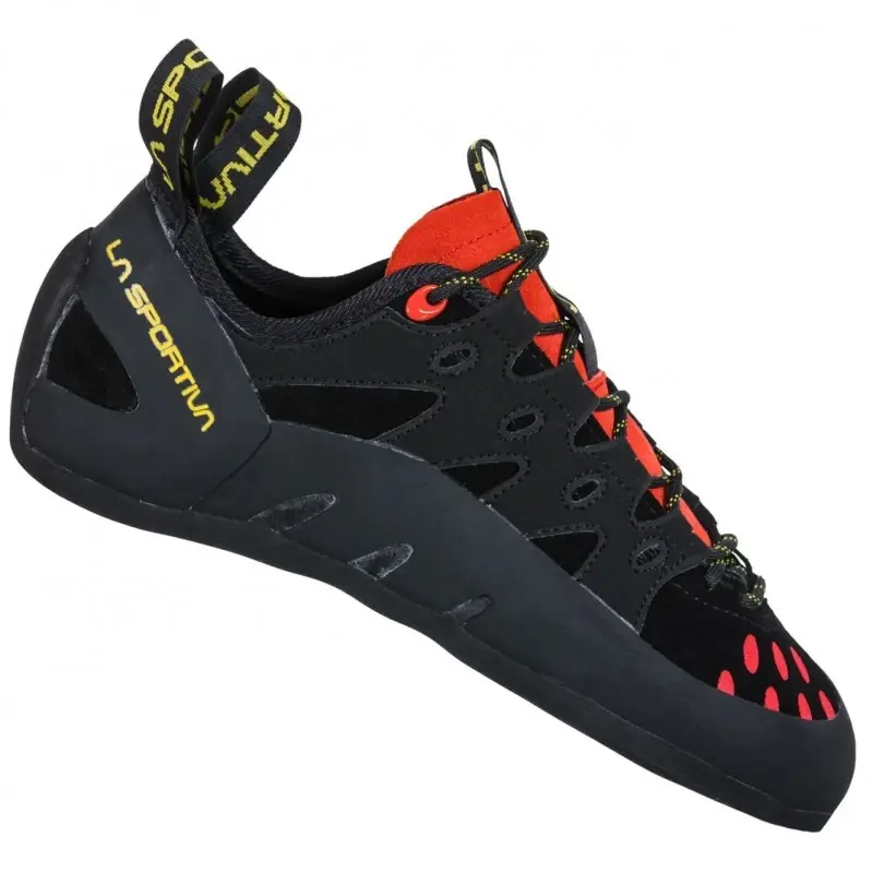 Autentický La Sportiva lezečky Tarantulace, Black/Poppy