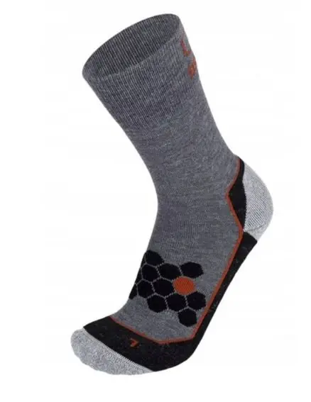 Brbl ponožky Urso 2 mid grey/black/red Vrácení Zdarma