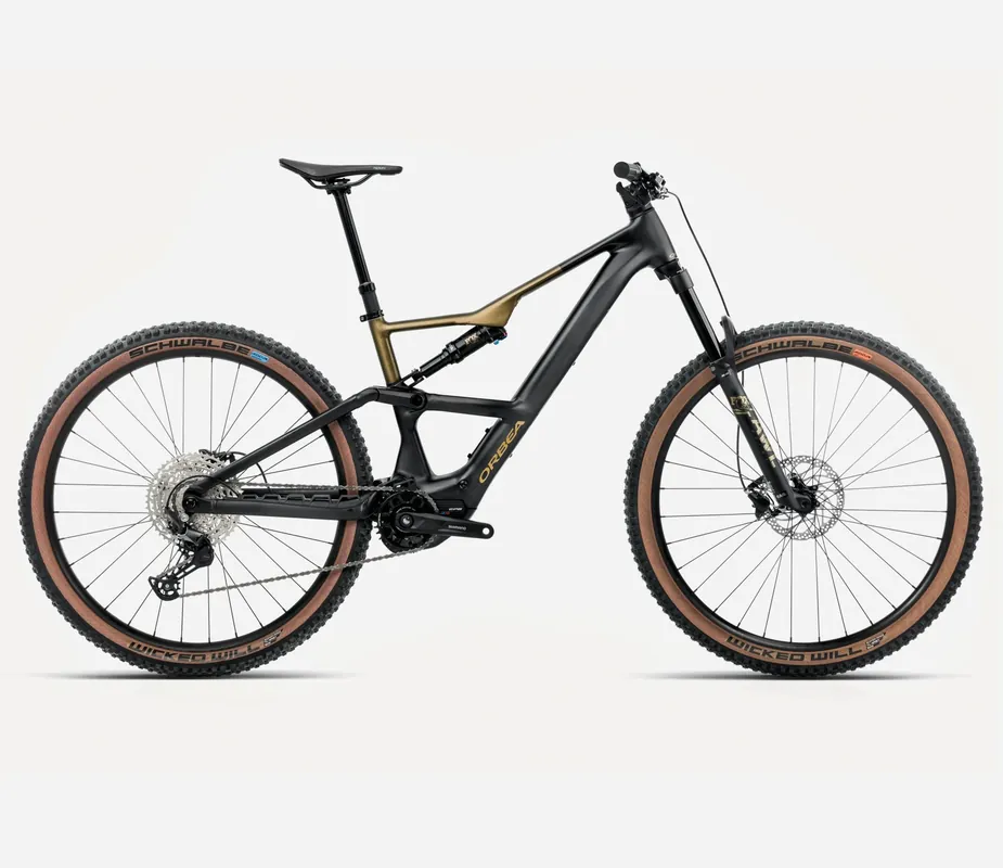 Bezpečná Platba Orbea celoodpružené elektrokolo Rise SL H30, Diamond Black/Splash Olive Green 2026