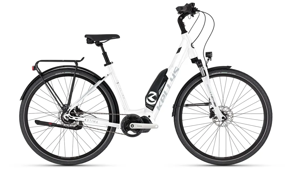 Kellys elektrokolo Estima 40 SH, 28", White, 504Wh Sezónní Sleva