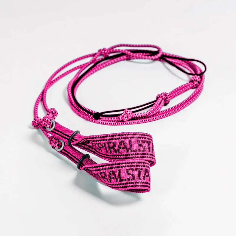 Spiralstabilization Sportovní elastické lano růžové (6mm) Poslední Šance