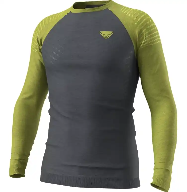 Dynafit tričko Tour Light Merino Long Sleeve Shirt Men, golden lime Ověřený