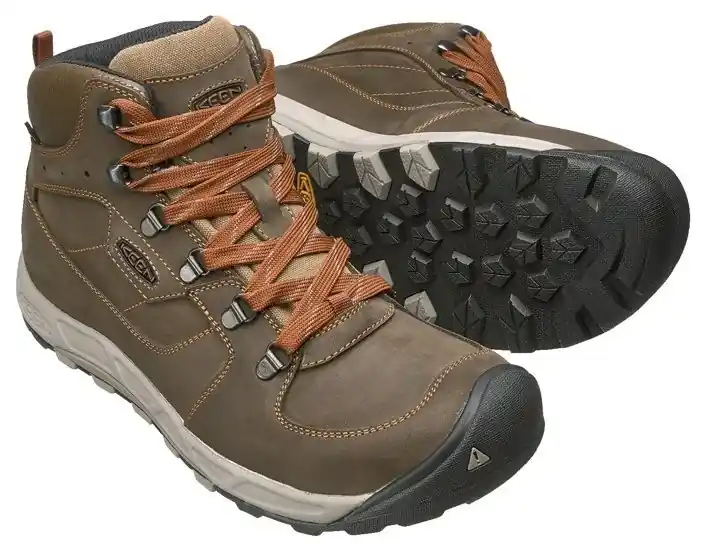 Keen boty Westward Mid Leather WP M dark olive/rust Nejprodávanější