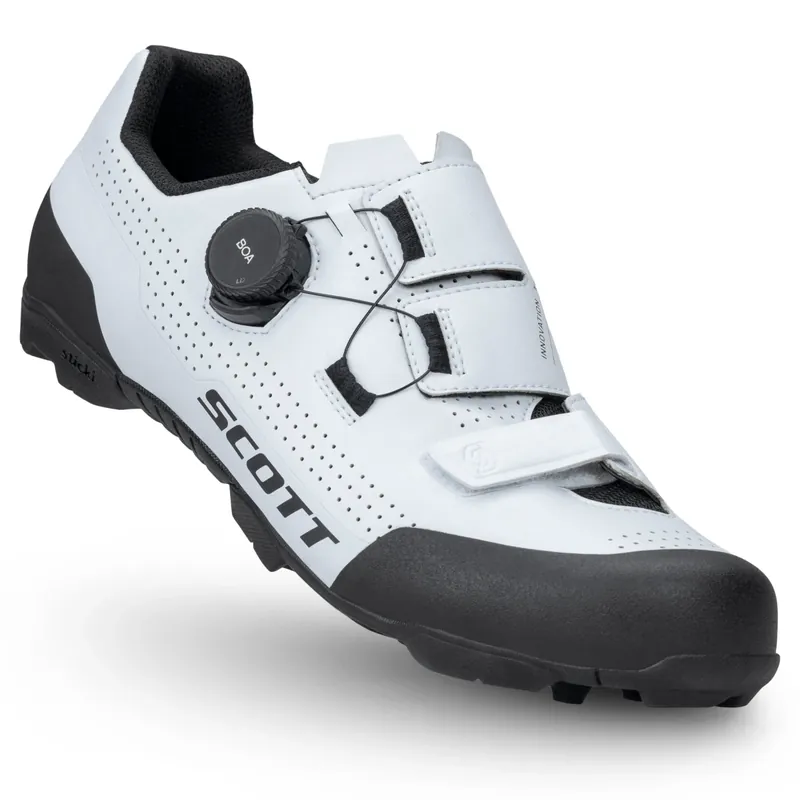 Scott cyklo tretry W‘s MTB Team Boa, White/Black Značkový