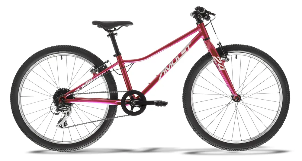 Ověřený Amulet dětské kolo Tomcat 24", Raspberry Pearl/Silver