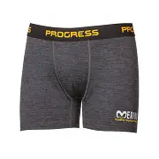 Pánské merino boxerky PROGRESS MW SKN - šedý melír - vel. S Akční Cena