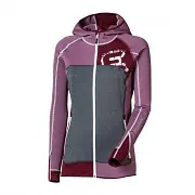 Akce Dámská mikina PROGRESS Rebelia Hoody - sv.švestka/tm.švestka/černá - vel. S