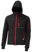 Top Prodej Pánská softshellová bunda PROMACHER Rufus Jacket - black/red - vel. M