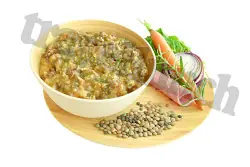 Dokud Zásoby Vydrží Jídlo na cesty TRAVELLUNCH Čočka se šunkou