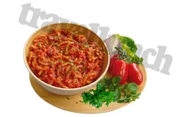 Aktuální Jídlo na cesty TRAVELLUNCH Špagety bolognese - dvojitá porce