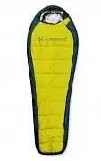 Nová Kolekce Třísezonní spací pytel TRIMM Highlander -20°C - lagoon/lemon - 185 cm - pravý